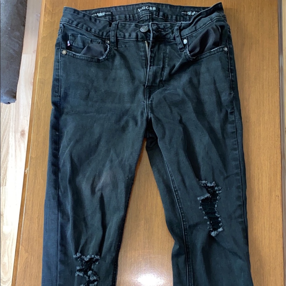 Blackish Grey Skinny Jeans